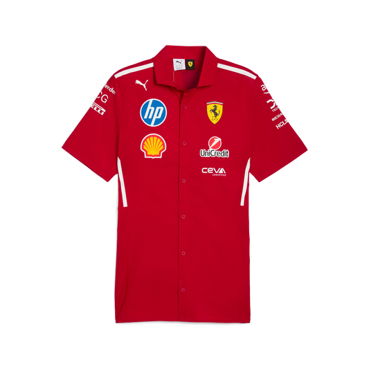 Camisa Oficial Ferrari Dark Cherry 2025