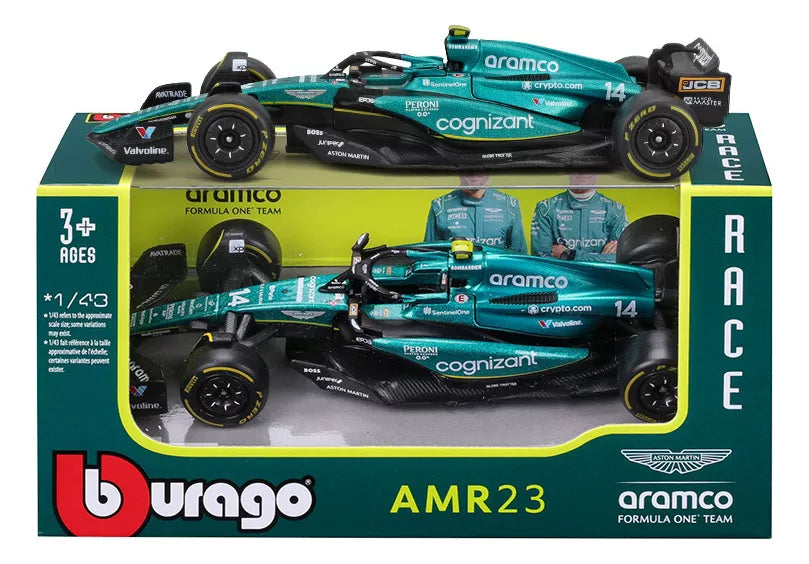 Bburago Aston Martin Amr23 Fernando Alonso 1/43