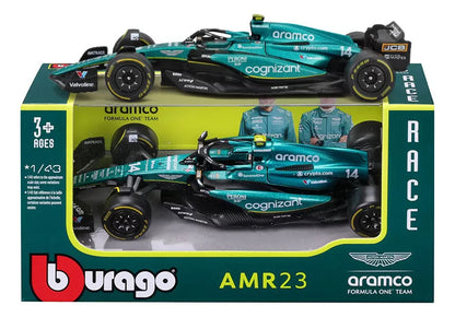 Bburago Aston Martin Amr23 Fernando Alonso 1/43