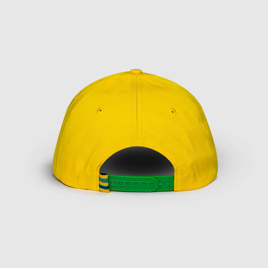 Gorra Ayrton Senna Amarilla con Logo grabado