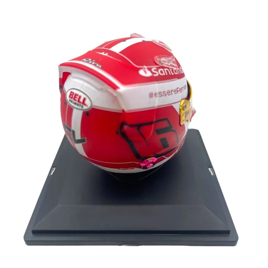 Mini Helmet Ferrari Charles Leclerc 2022 1/4