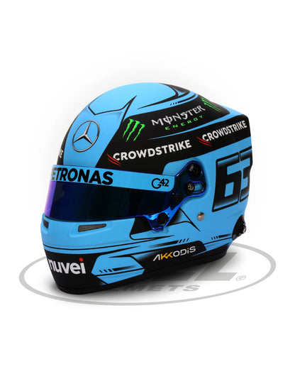 Mini Helmet George Russell 2023 1/2 - Mercedes