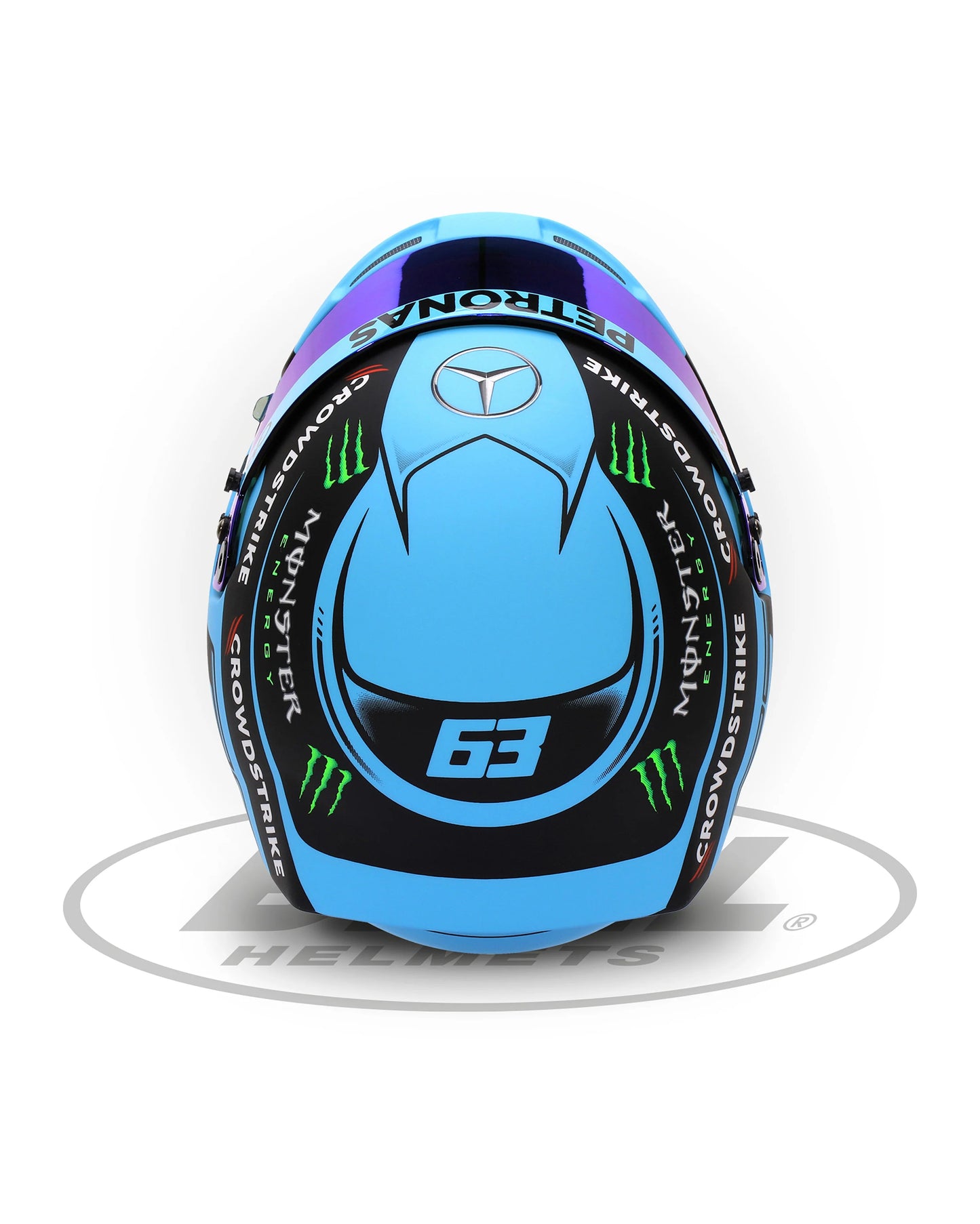 Mini Helmet George Russell 2023 1/2 - Mercedes