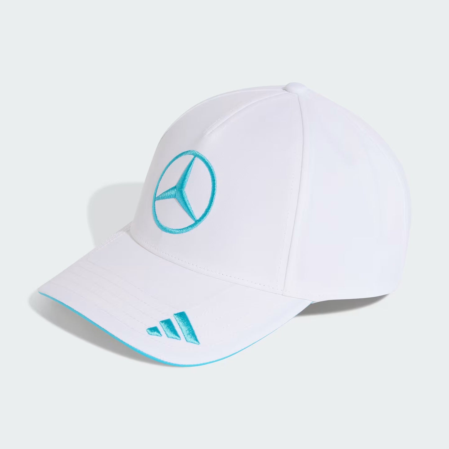 Gorra Mercedes Amg Petronas G Russell 63 Blanca 2026