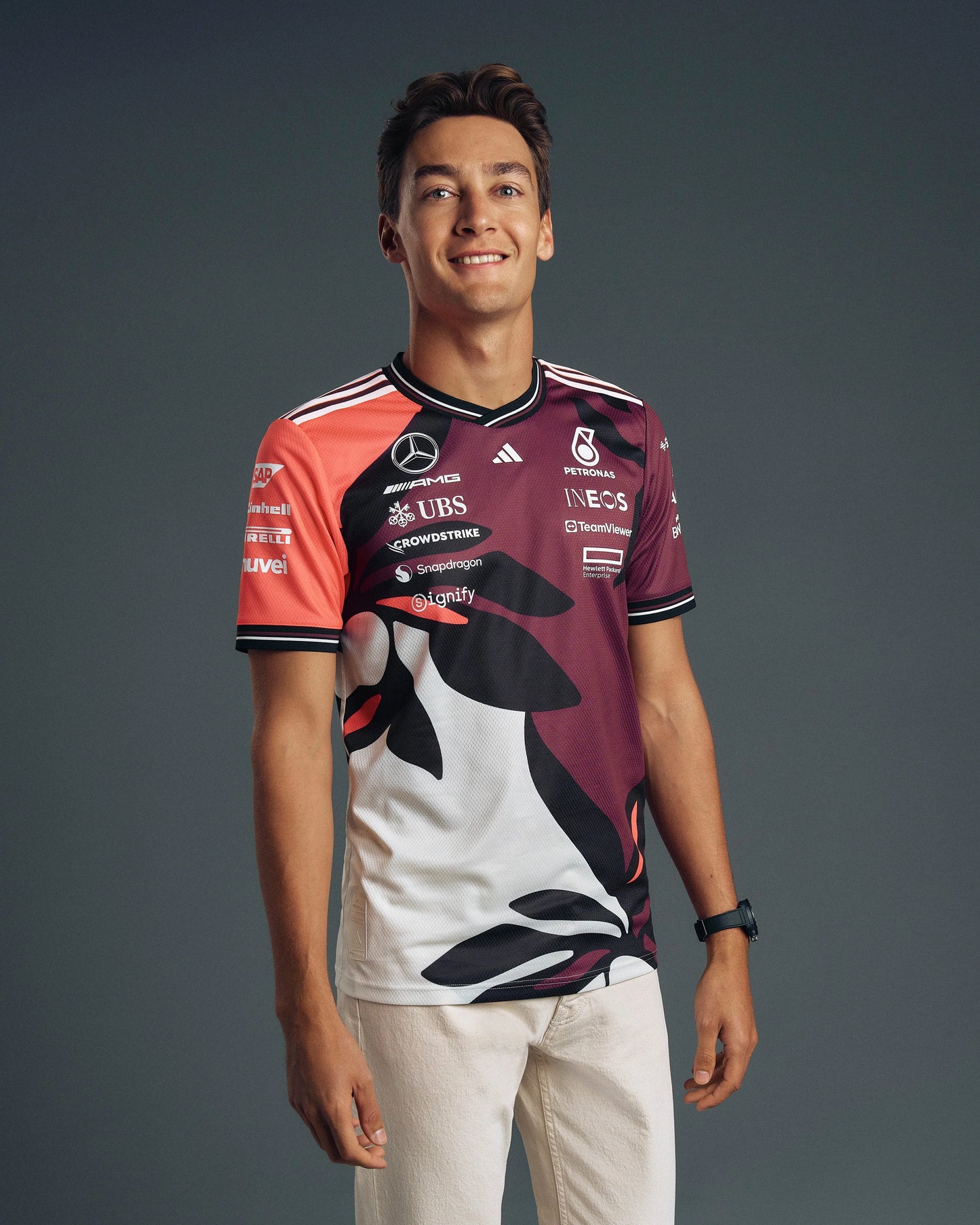Playera Authentic Mercedes AMG Petronas Miami 2025