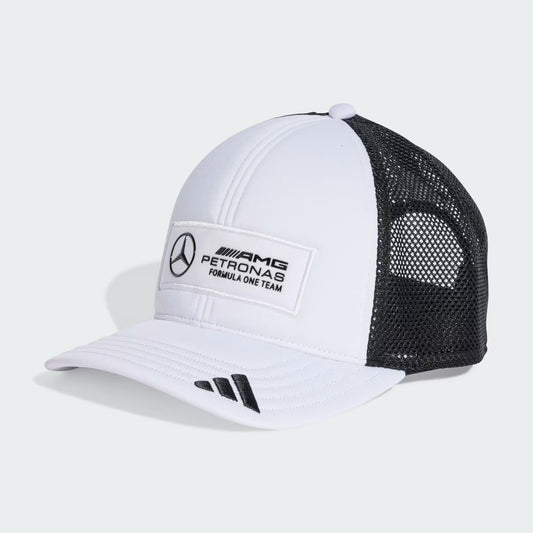 Gorra Trucker Mercedes AMG Petronas Blanco/Negro 2025