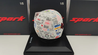 Mini Helmet Lando Norris British 2021 Escala 1:5