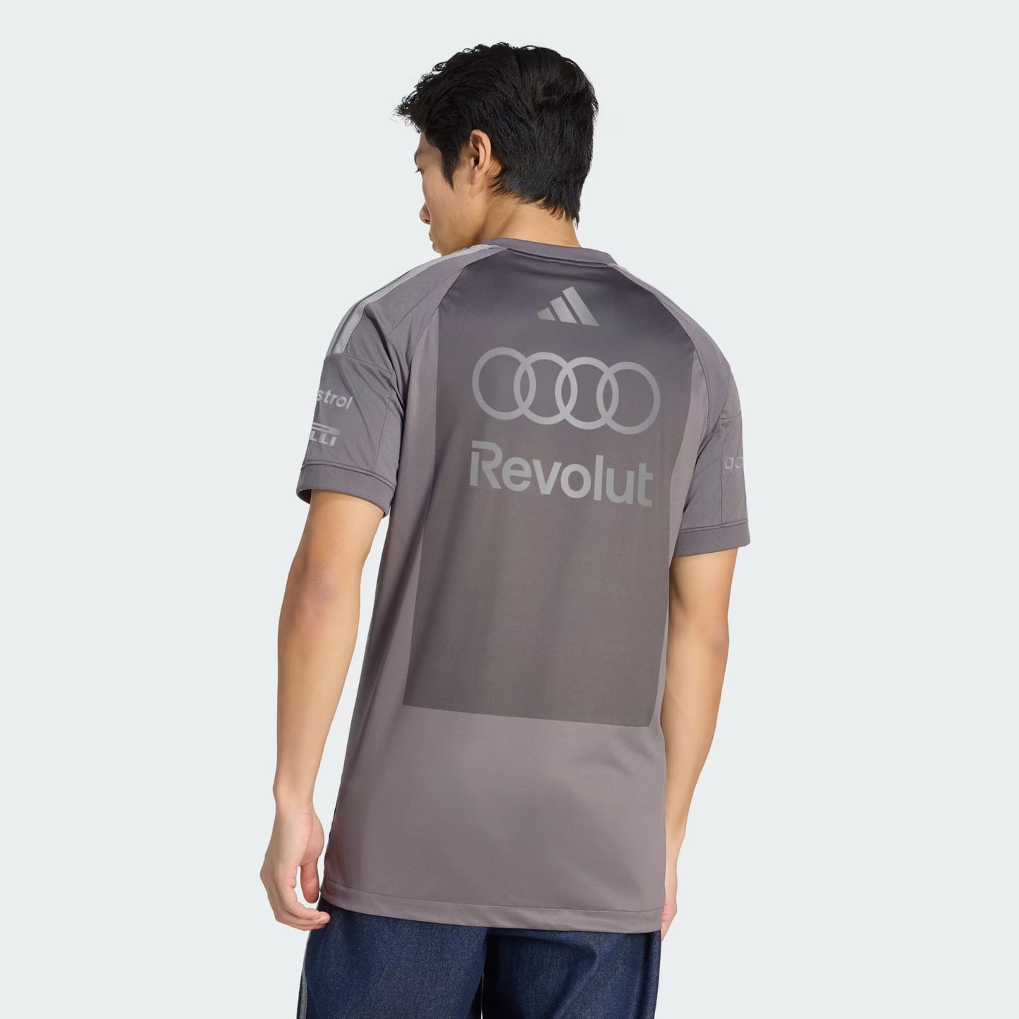 Playera Oficial AUDI Revolut Color Gris 2026