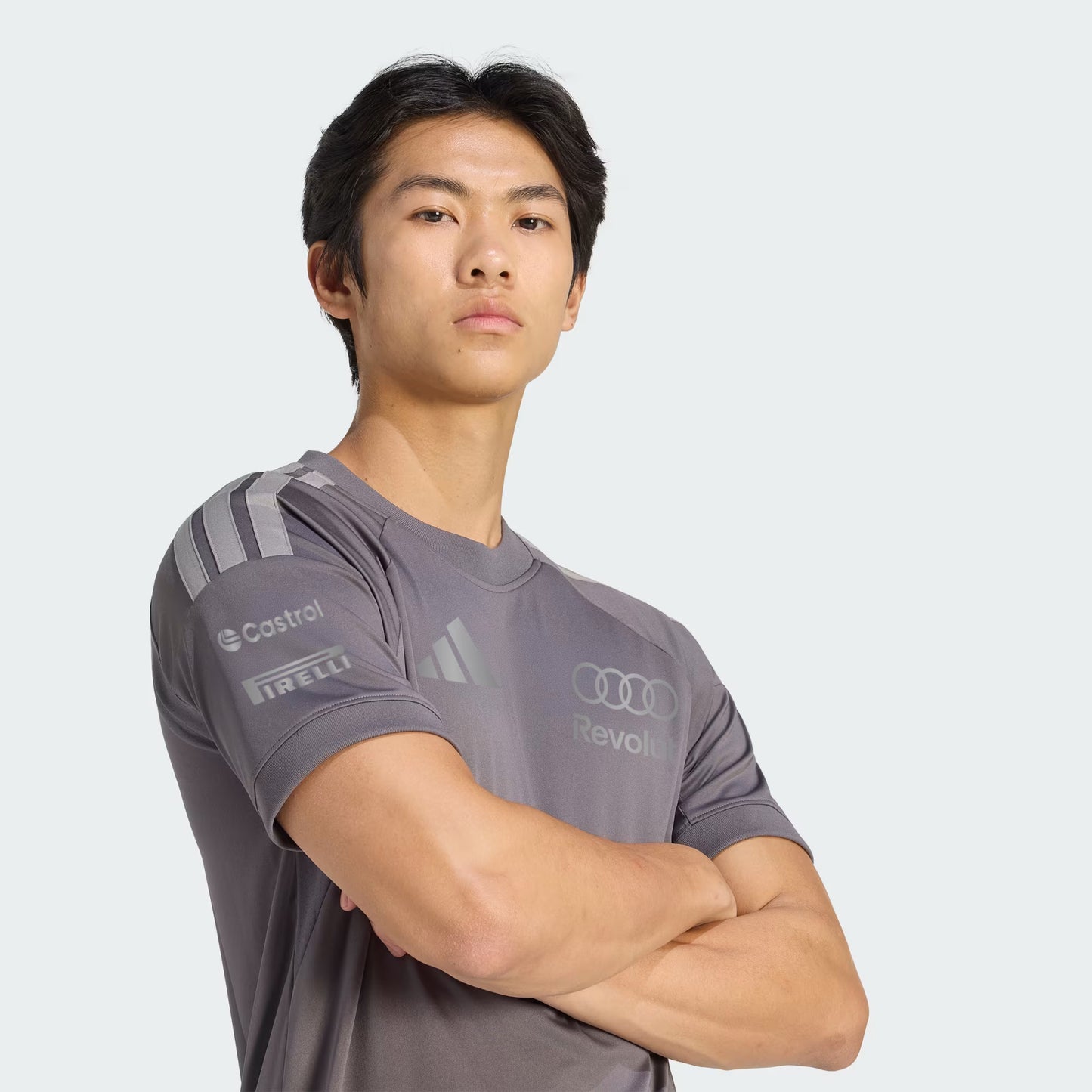 Playera Oficial AUDI Revolut Color Gris 2026