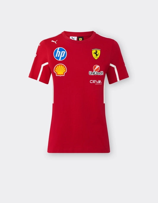 Playera para Dama Escuderia Ferrari 2025
