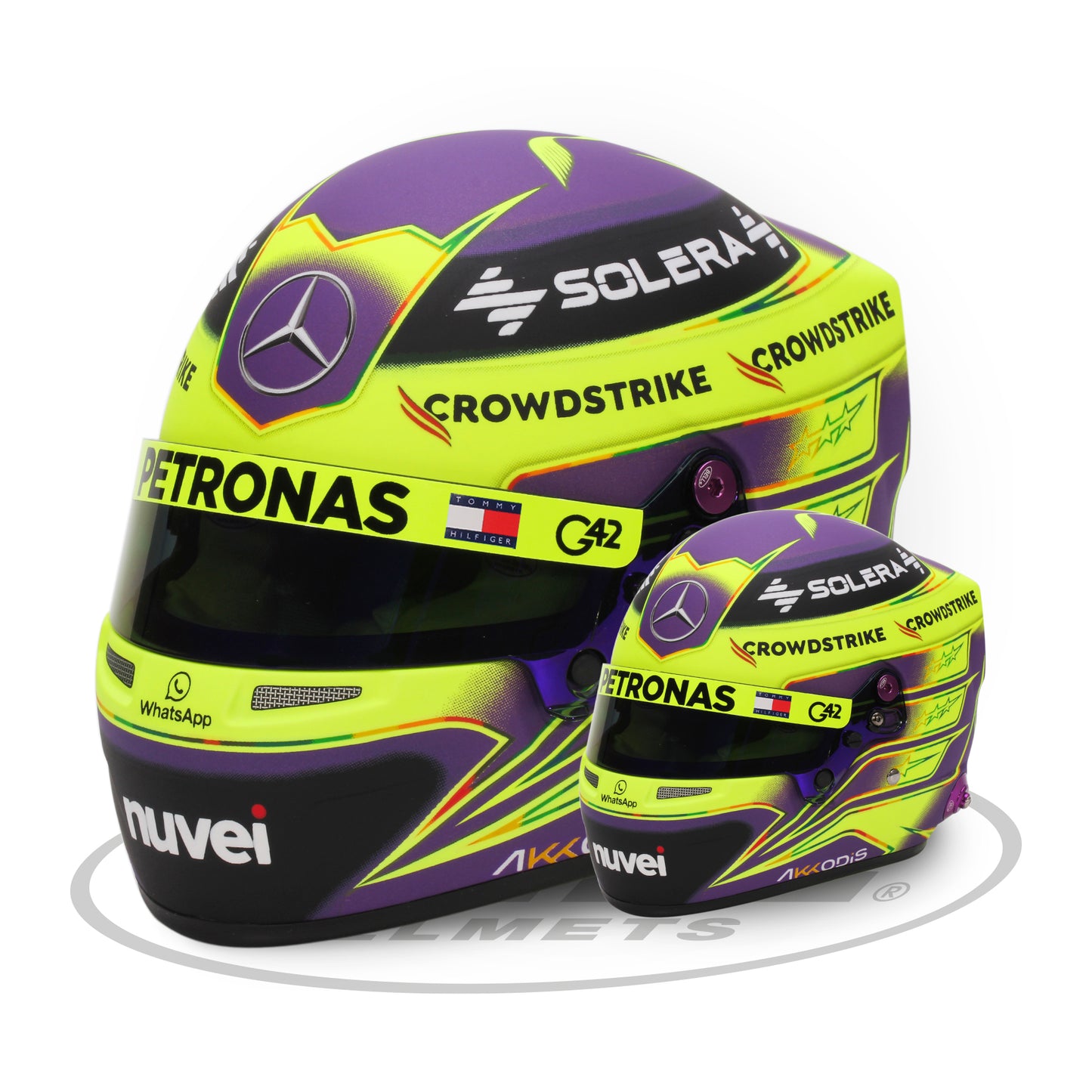 Mini Helmet Lewis Hamilton Temp 2024