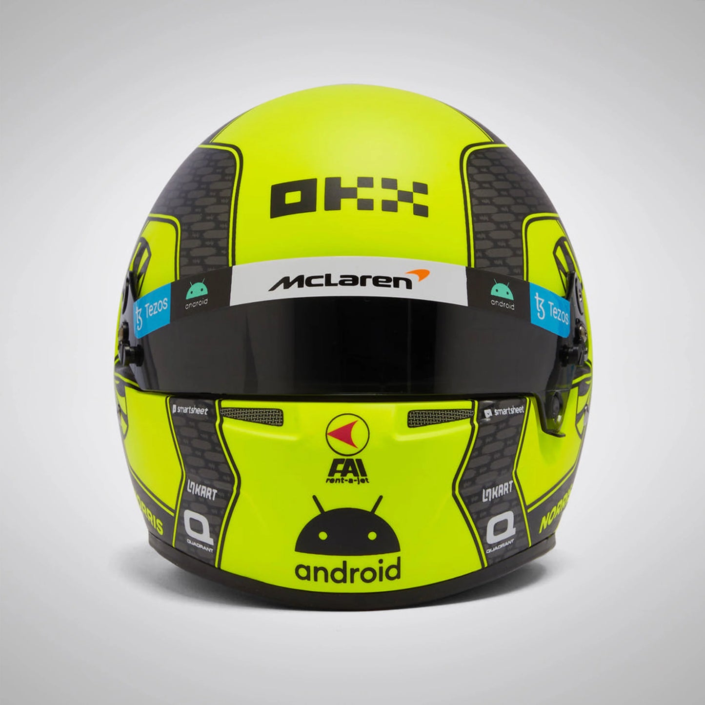 Mini Helmet Lando Norris 1/2 Escala 2023