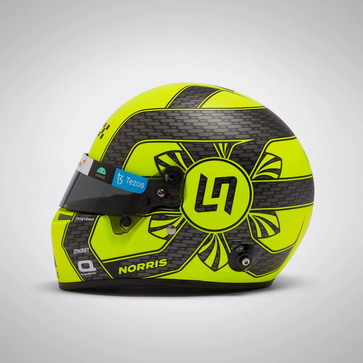 Mini Helmet Lando Norris 1/2 Escala 2023