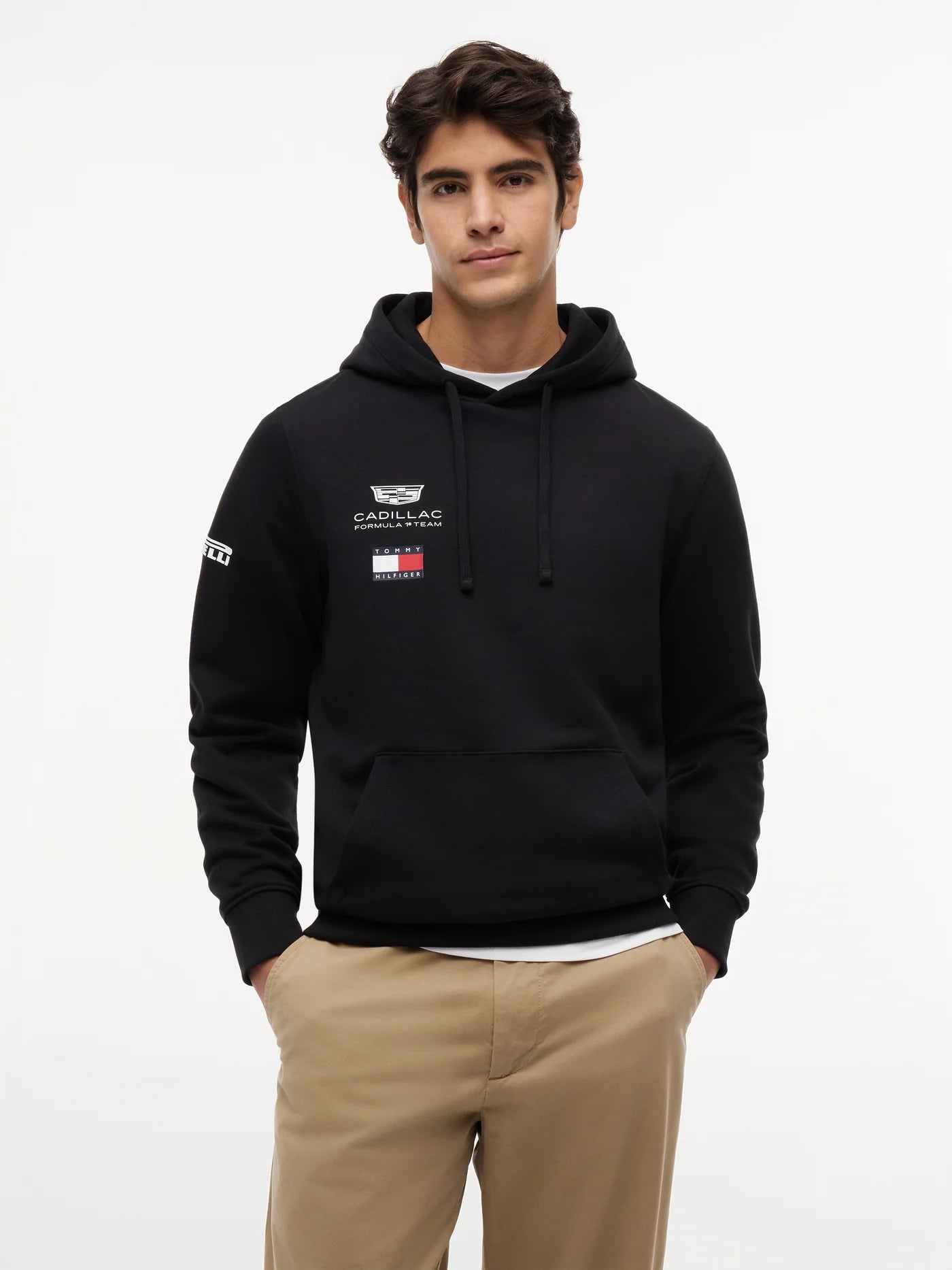 Sudadera Cadillac F1 Team Color Negro Logo