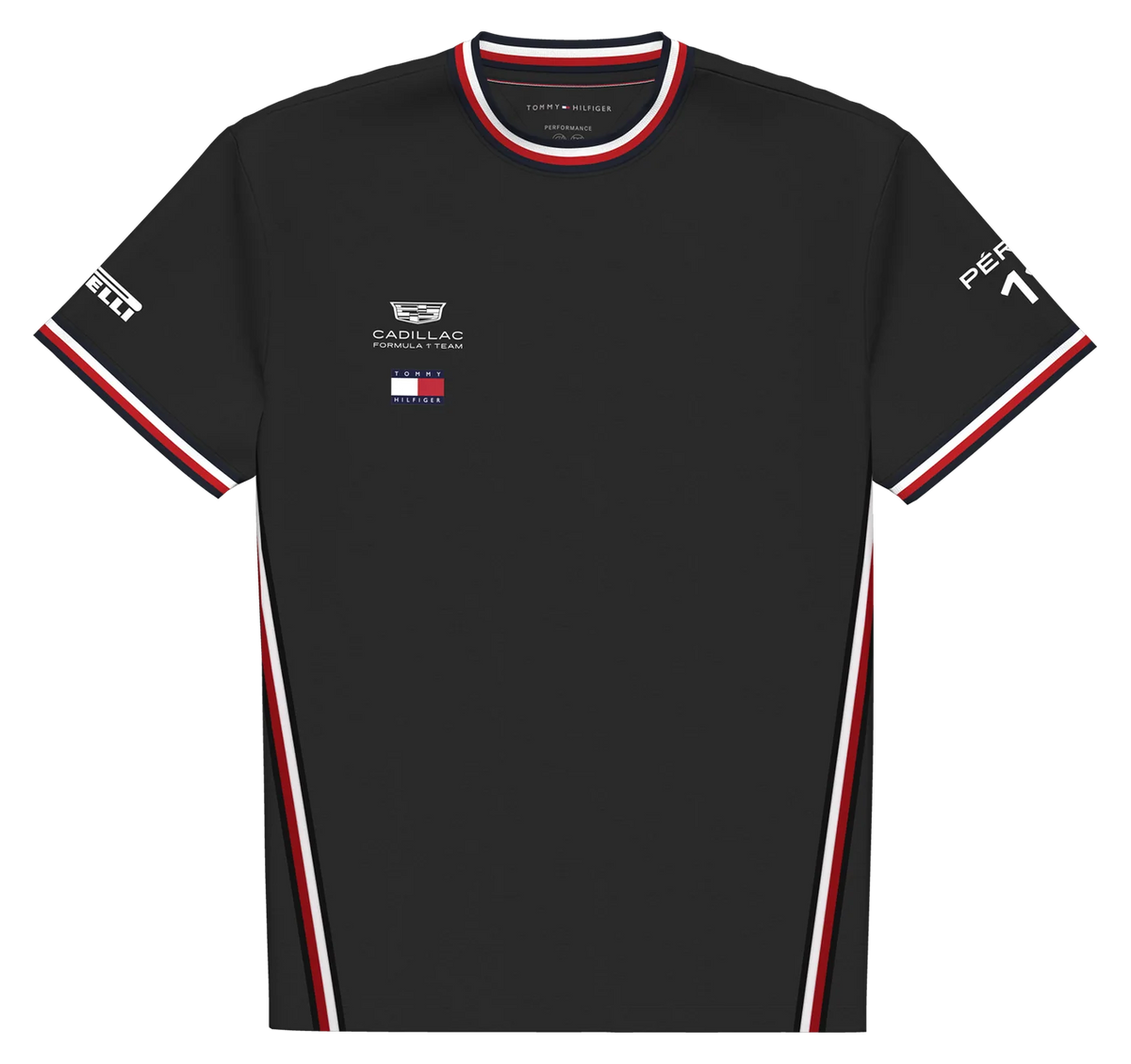 Playera Oficial Cadillac F1 Team Sergio Pérez Color Negro 2026