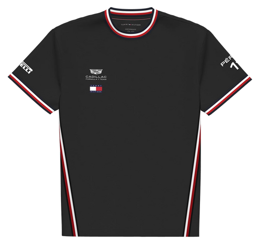 Playera Oficial Cadillac F1 Team Sergio Pérez Color Negro 2026
