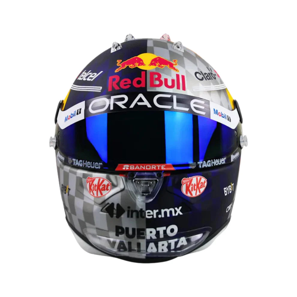 Mini Helmet - Sergio Perez 2024 - Silverstone - Escala 1/2