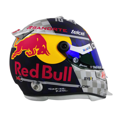 Mini Helmet - Sergio Perez 2024 - Silverstone - Escala 1/2