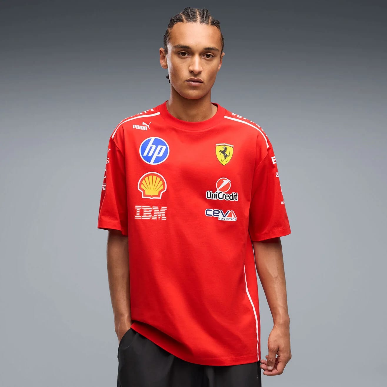 Playera Escudería Ferrari Edición GP Monza 2026