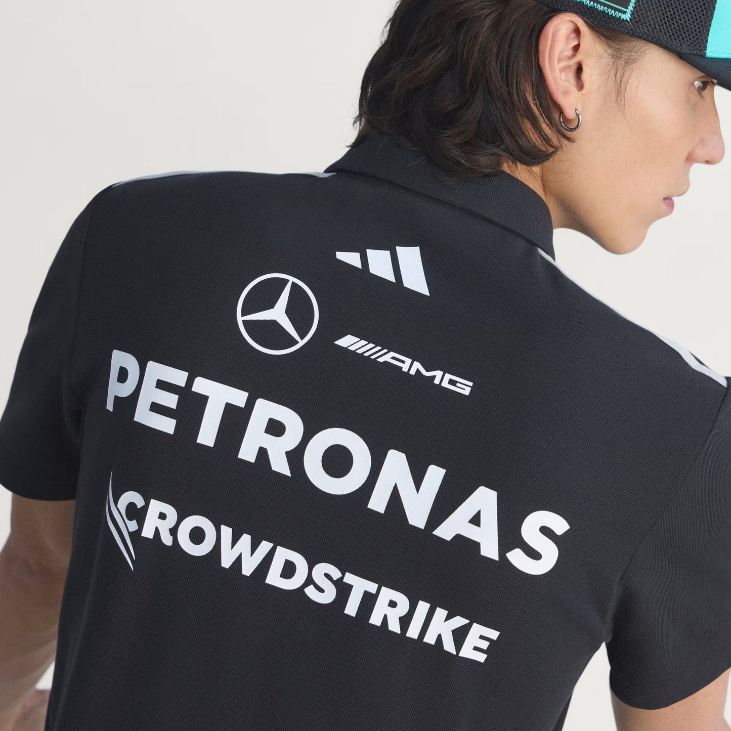 Polo H Oficial Mercedes AMG Petronas Negro 2026