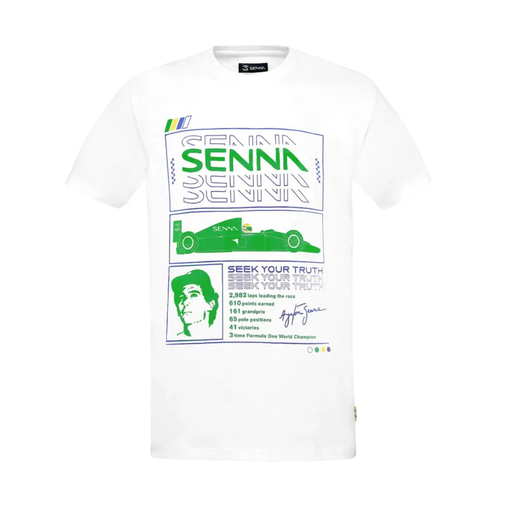 Playera Ayrton Senna Race Trayectoria