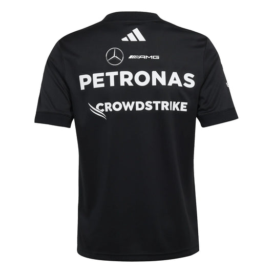 Playera Infantil de Aficionado Mercedes AMG Petronas Color Negro 2025