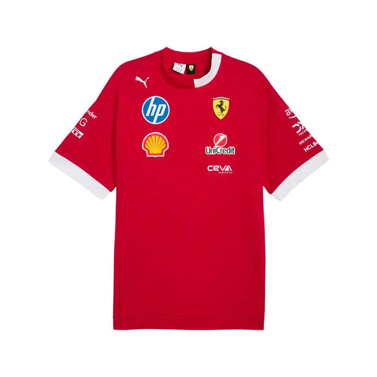 Playera Oversized Ferrari Color Rojo 2025