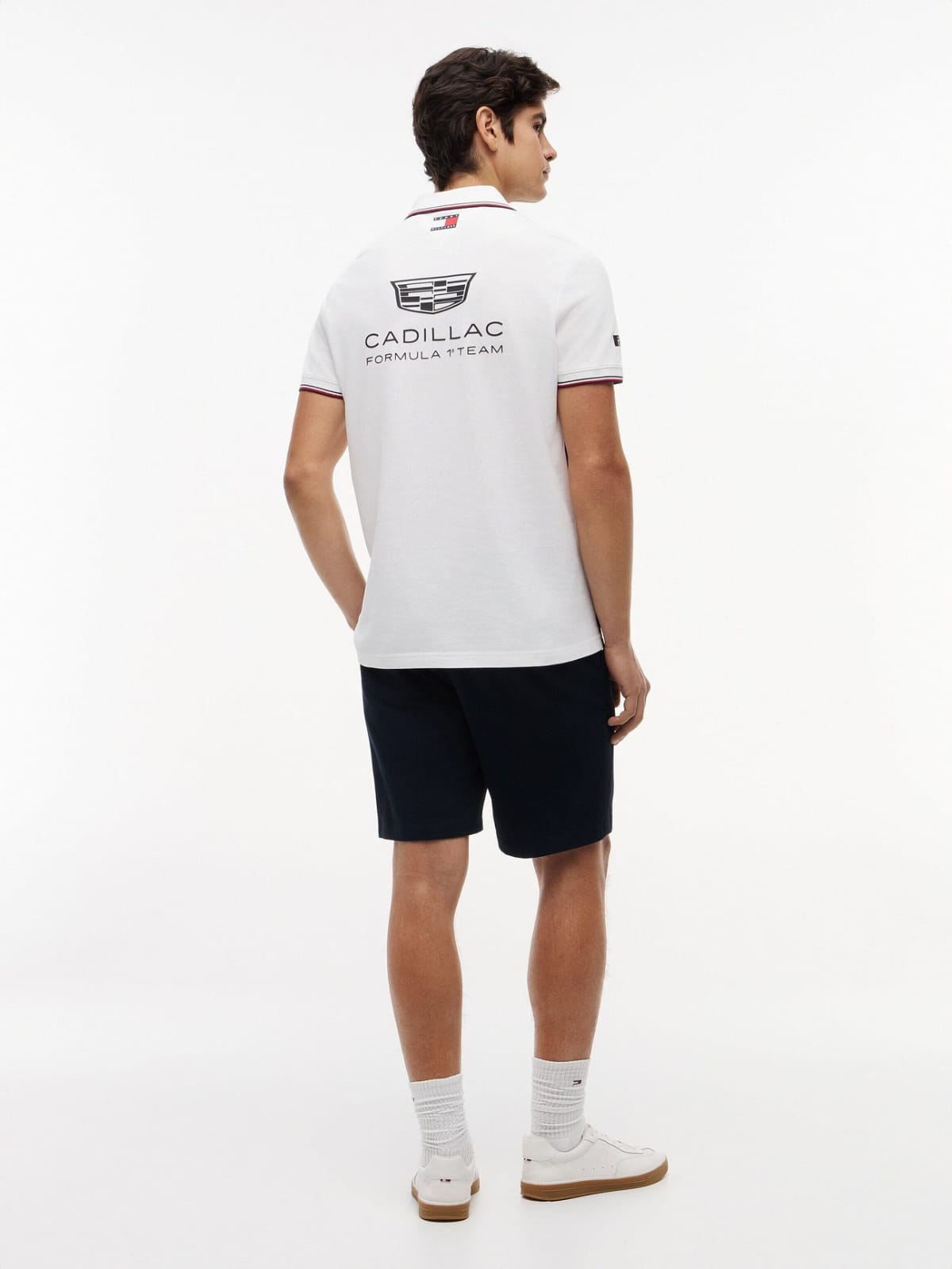 Polo Oficial Cadillac F1 Team Blanca Sergio Perez 2026