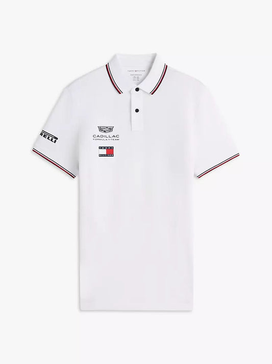 Polo Oficial Cadillac F1 Team Blanca 2026