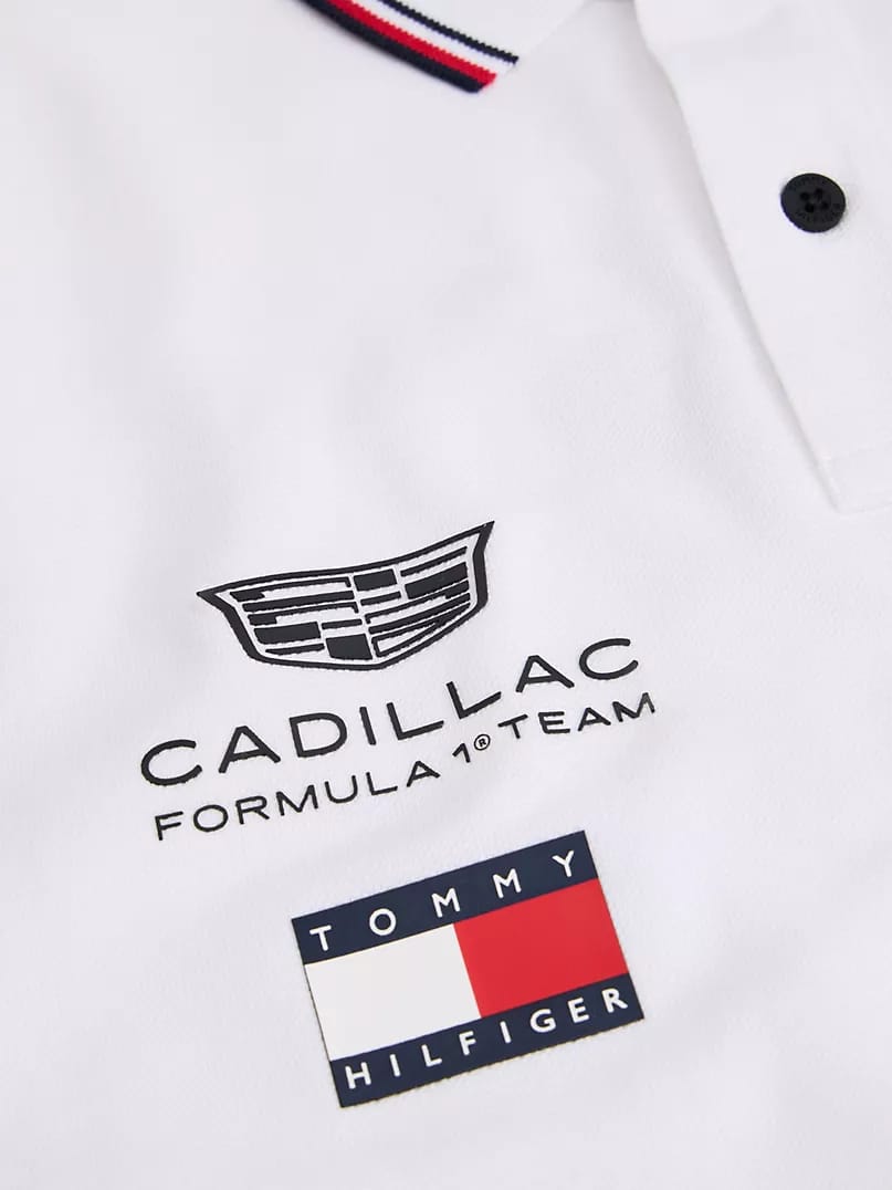 Polo Oficial Cadillac F1 Team Blanca 2026