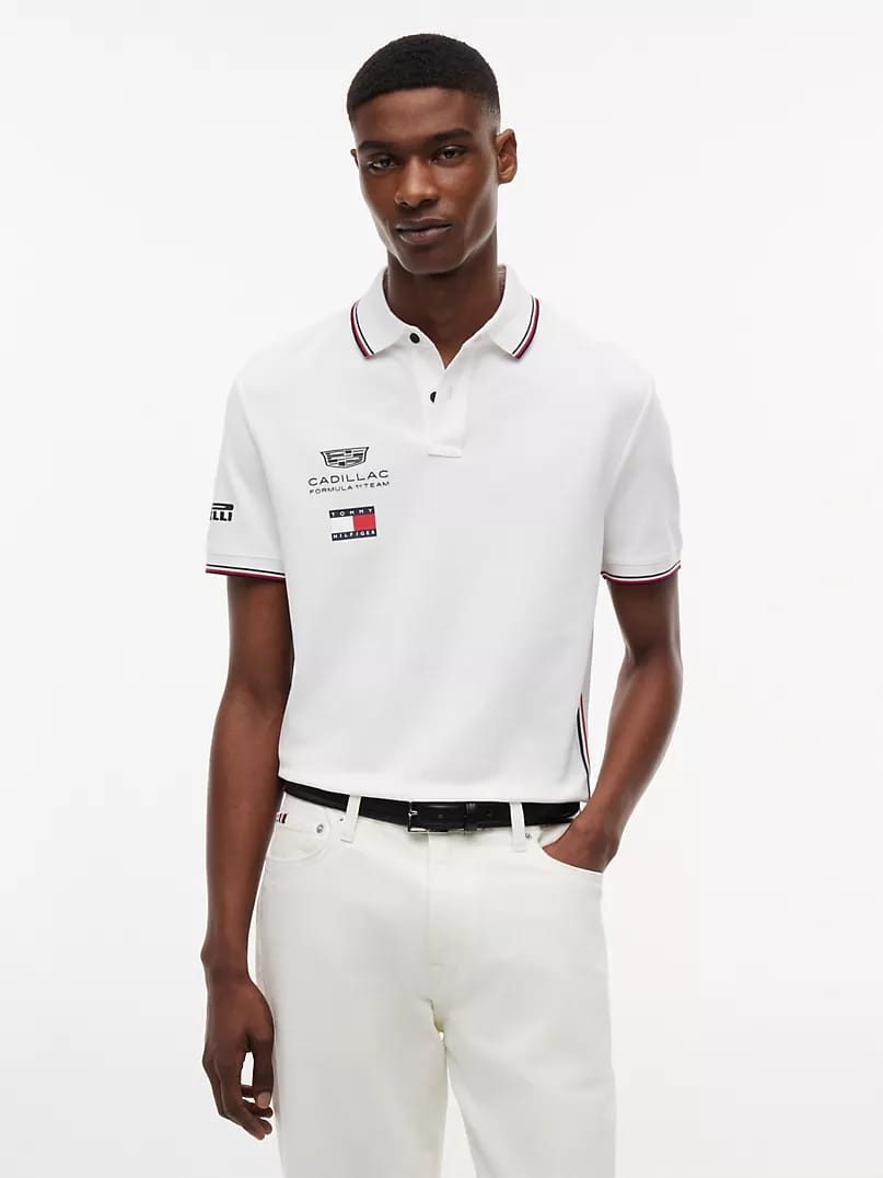 Polo Oficial Cadillac F1 Team Blanca 2026