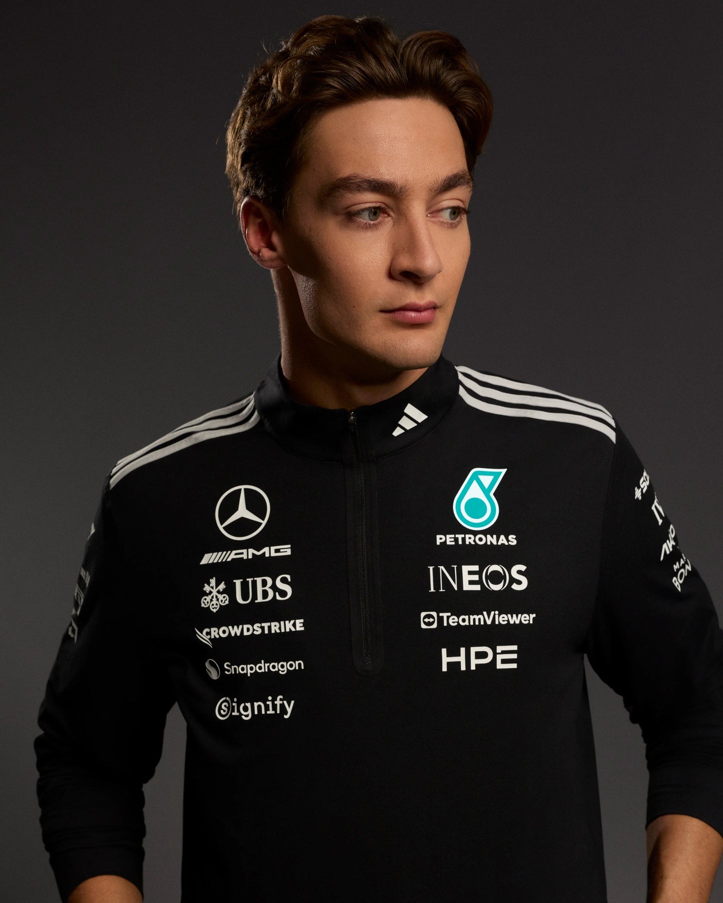 Sudadera 1/4 de Cierre Mercedes AMG 2026