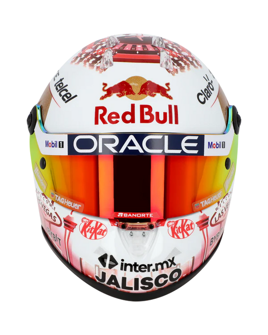 Mini Helmet Sergio Perez Vegas - 2023 Escala 1:2