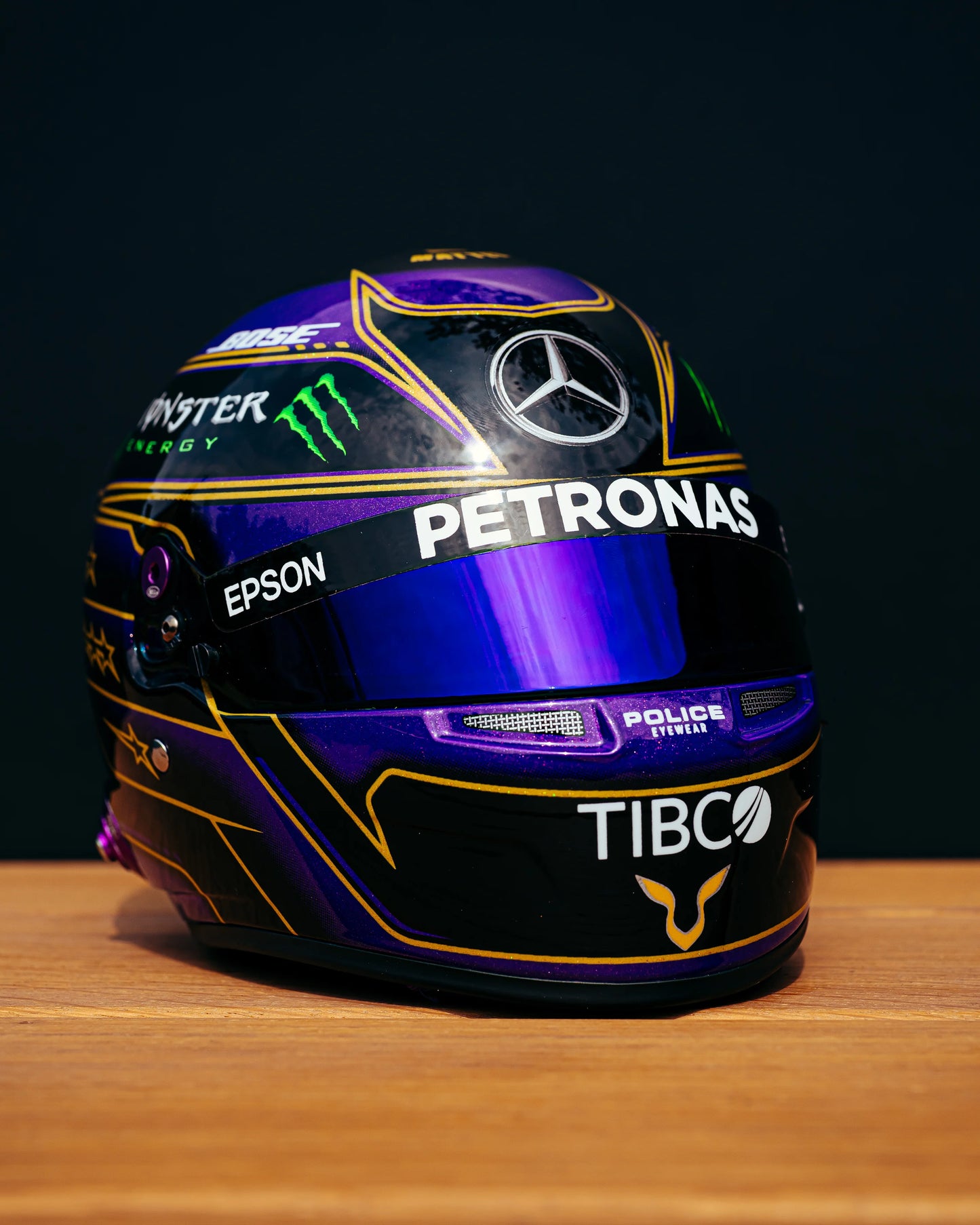 Mini Helmet Lewis Hamilton Abu Dhabi 2020