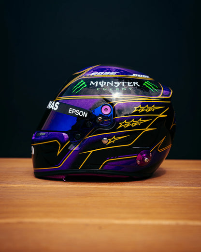 Mini Helmet Lewis Hamilton Abu Dhabi 2020