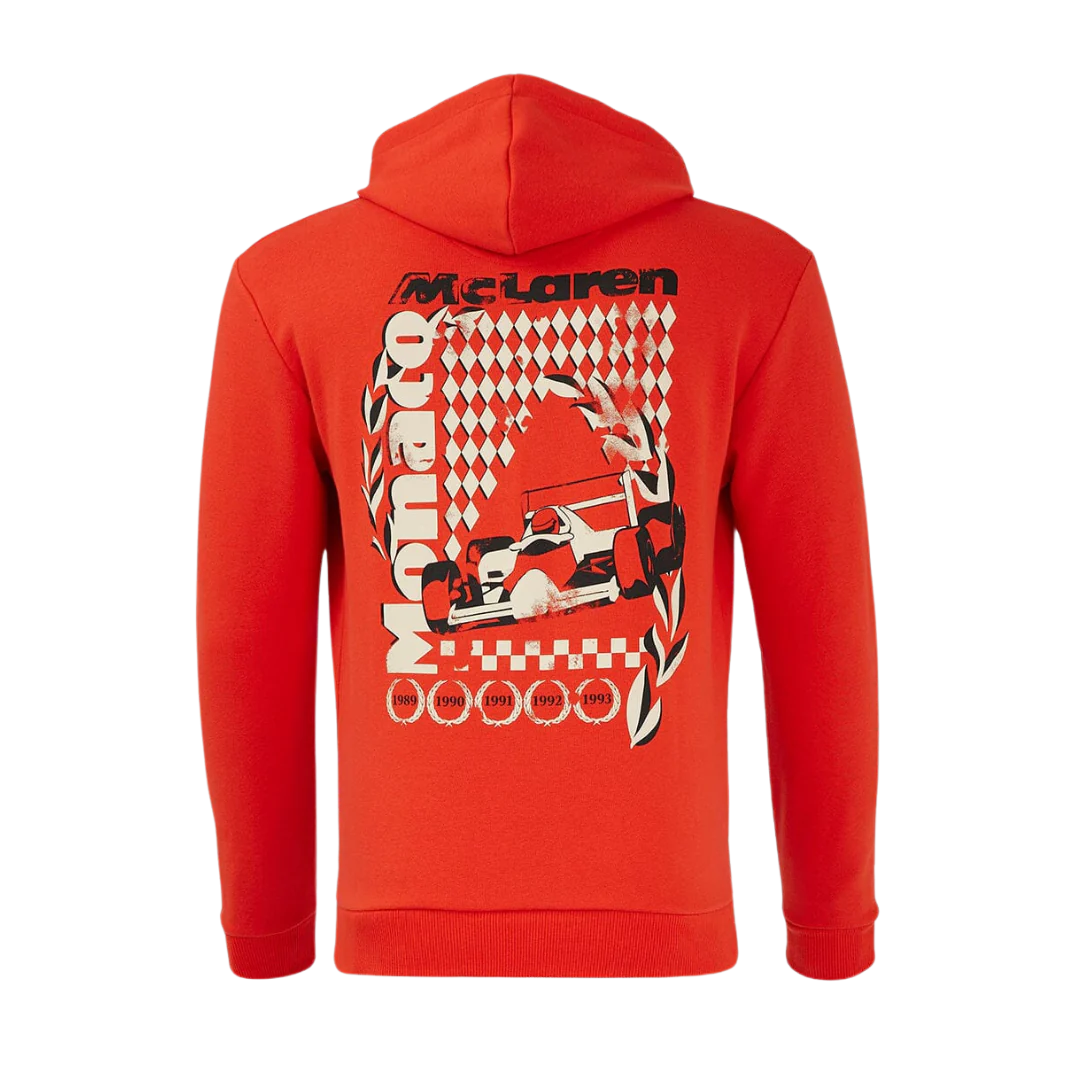 Sudadera Unisex Mclaren Monaco Roja