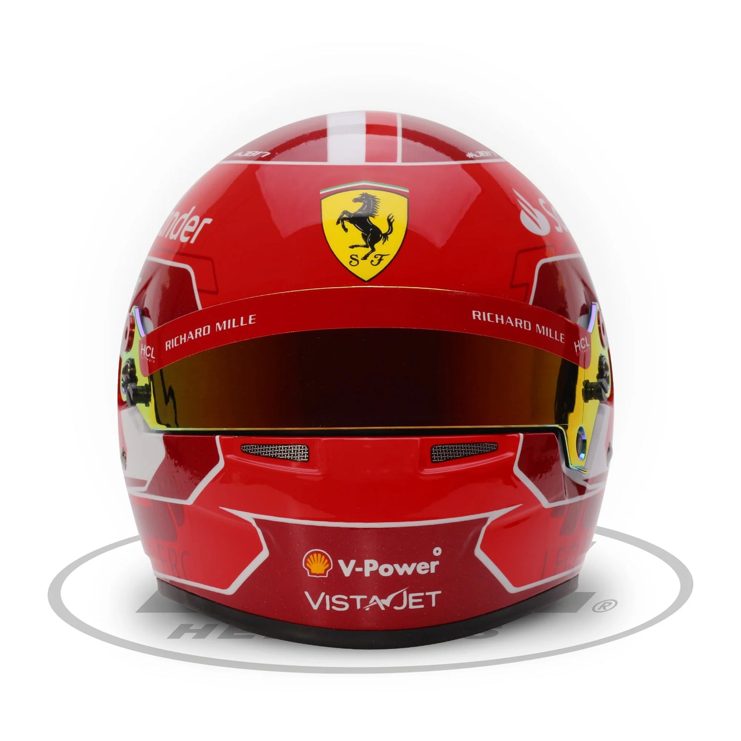 Mini Helmet Charles Leclerc 2024 - 1/2 Ferrari