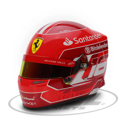 Mini Helmet Charles Leclerc 2024 - 1/2 Ferrari