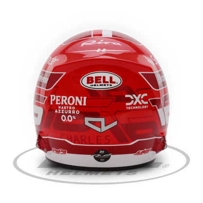 Mini Helmet Charles Leclerc 2024 - 1/2 Ferrari