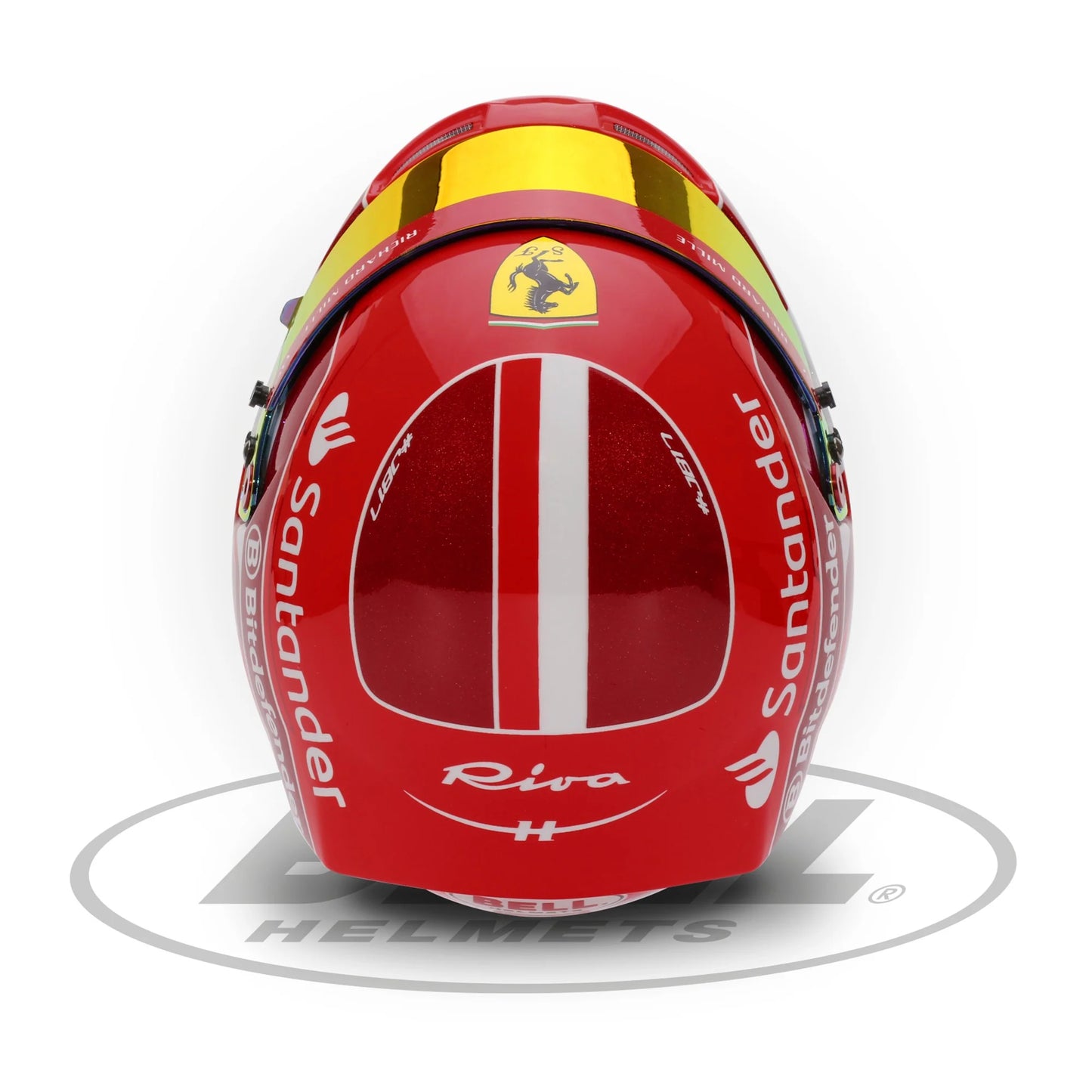 Mini Helmet Charles Leclerc 2024 - 1/2 Ferrari