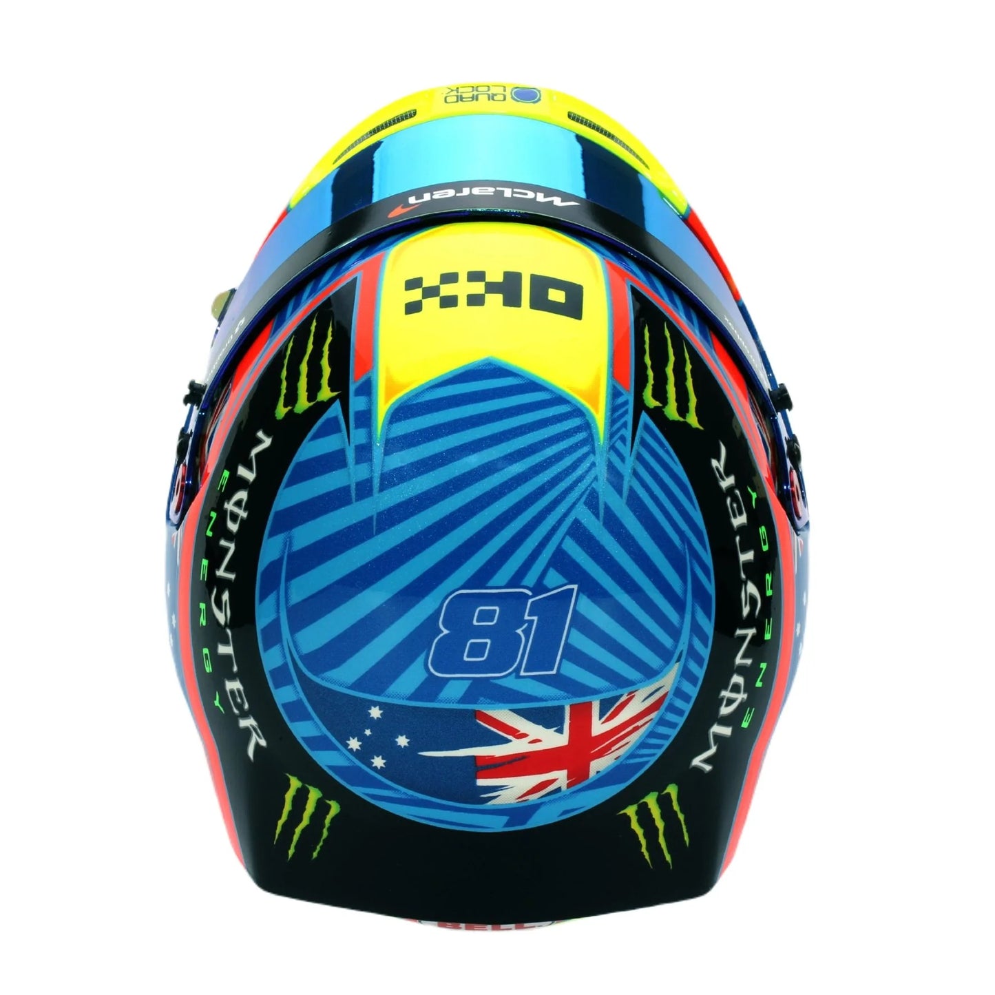 Mini Helmet Oscar Piastri 1:2 Escala - 2024 - Mclaren