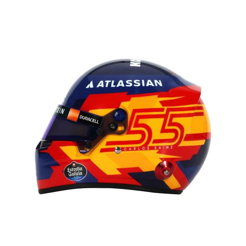 Mini Helmet Williams Carlos Sainz Temp 2025 Escala 1/2