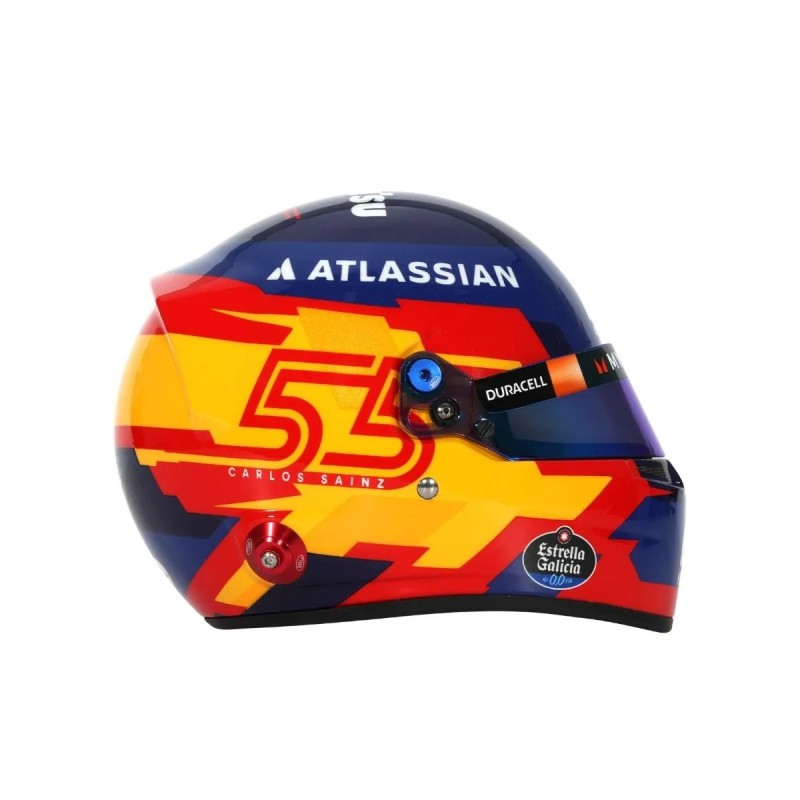 Mini Helmet Williams Carlos Sainz Temp 2025 Escala 1/2