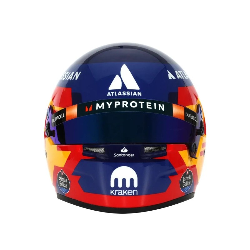 Mini Helmet Williams Carlos Sainz Temp 2025 Escala 1/2
