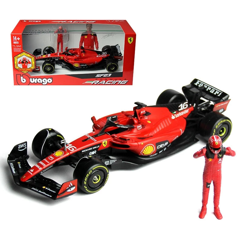 Bburago Ferrari Sf23 Fig Carlos Sainz 1/24