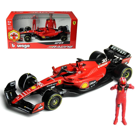 Bburago Ferrari Sf23 Fig Carlos Sainz 1/24