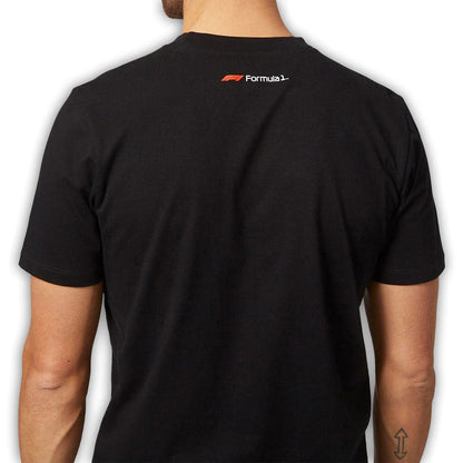 Playera H Formula 1 Negro