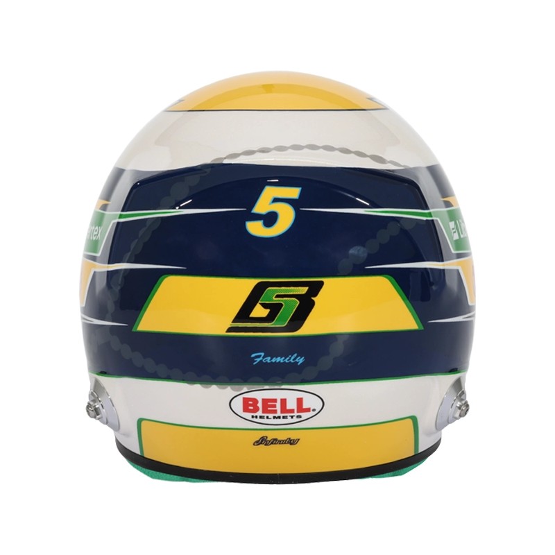 Mini Helmet Stake Gabriel Bortoleto 2025 Escala 1/2