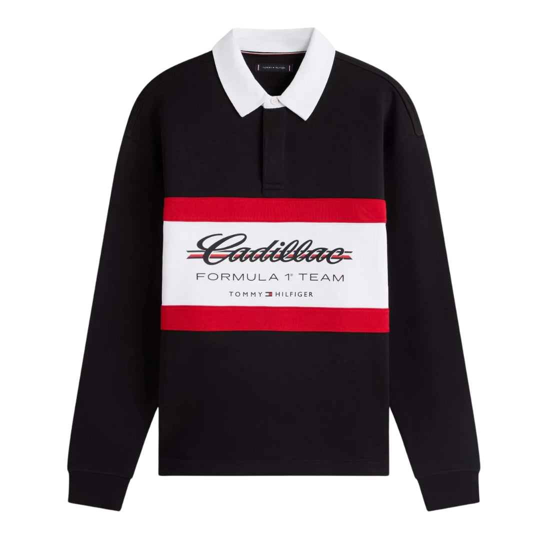 Polo Rugby Manga Larga Cadillac F1 Team 2026