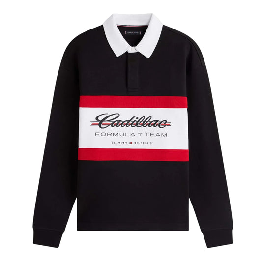 Polo Rugby Manga Larga Cadillac F1 Team 2026
